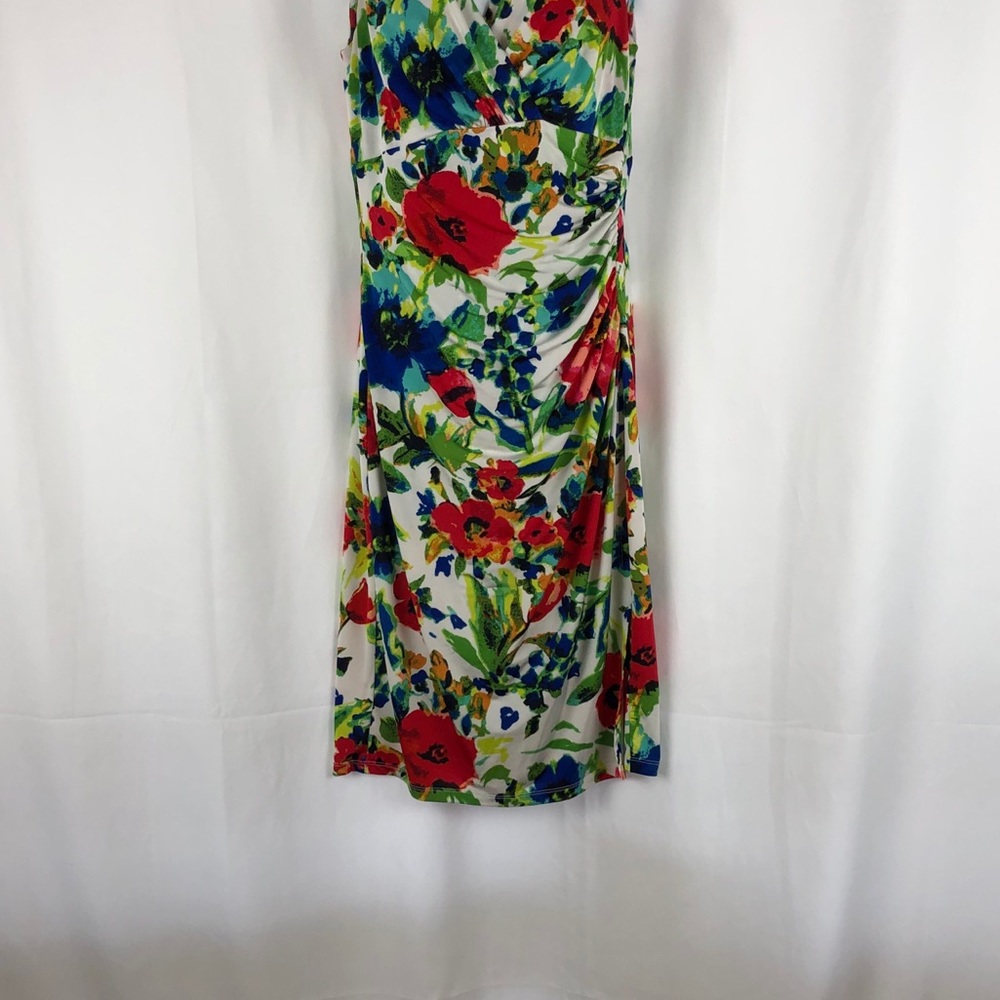 Ralph Lauren faux wrap knit sleeveless dress 6 - Picture 12 of 13